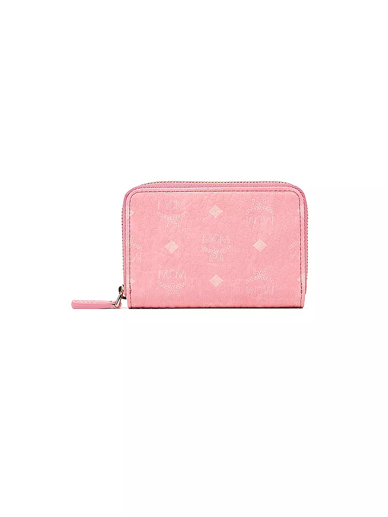 MCM Geldbörse Portemonnaie deals Portmonee Damen Lila Pink silber